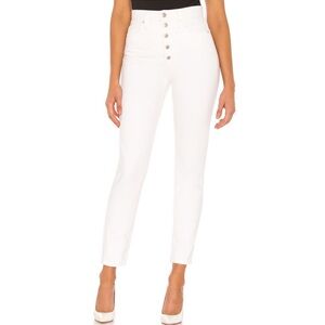 We wore what high rise button straight